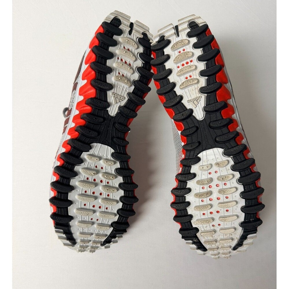 Adidas Adizero Womens 10 Trail Running Shoes Gray Red G48037 - Picture 7 of 8